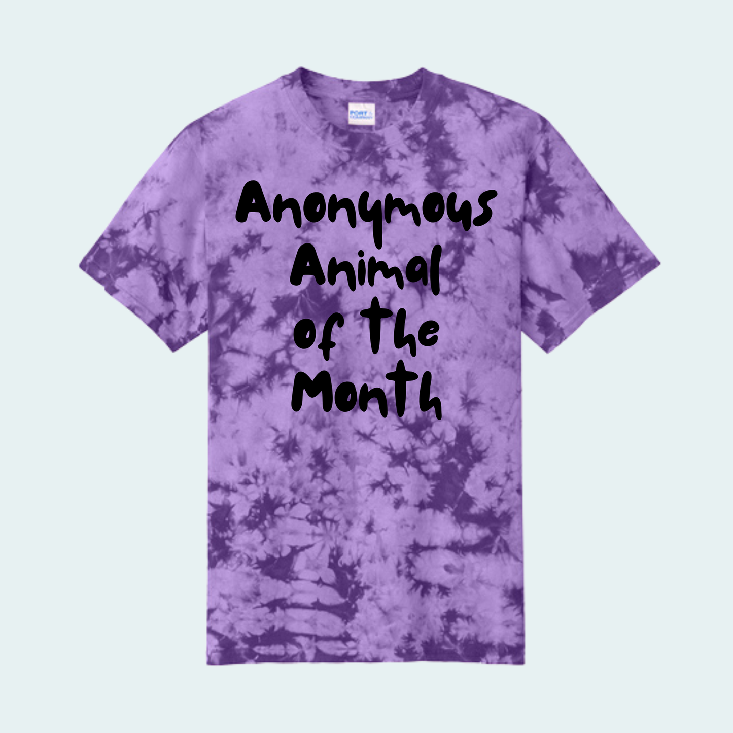 Anonymous Animal of the Month Tie Dye Unisex Tee
