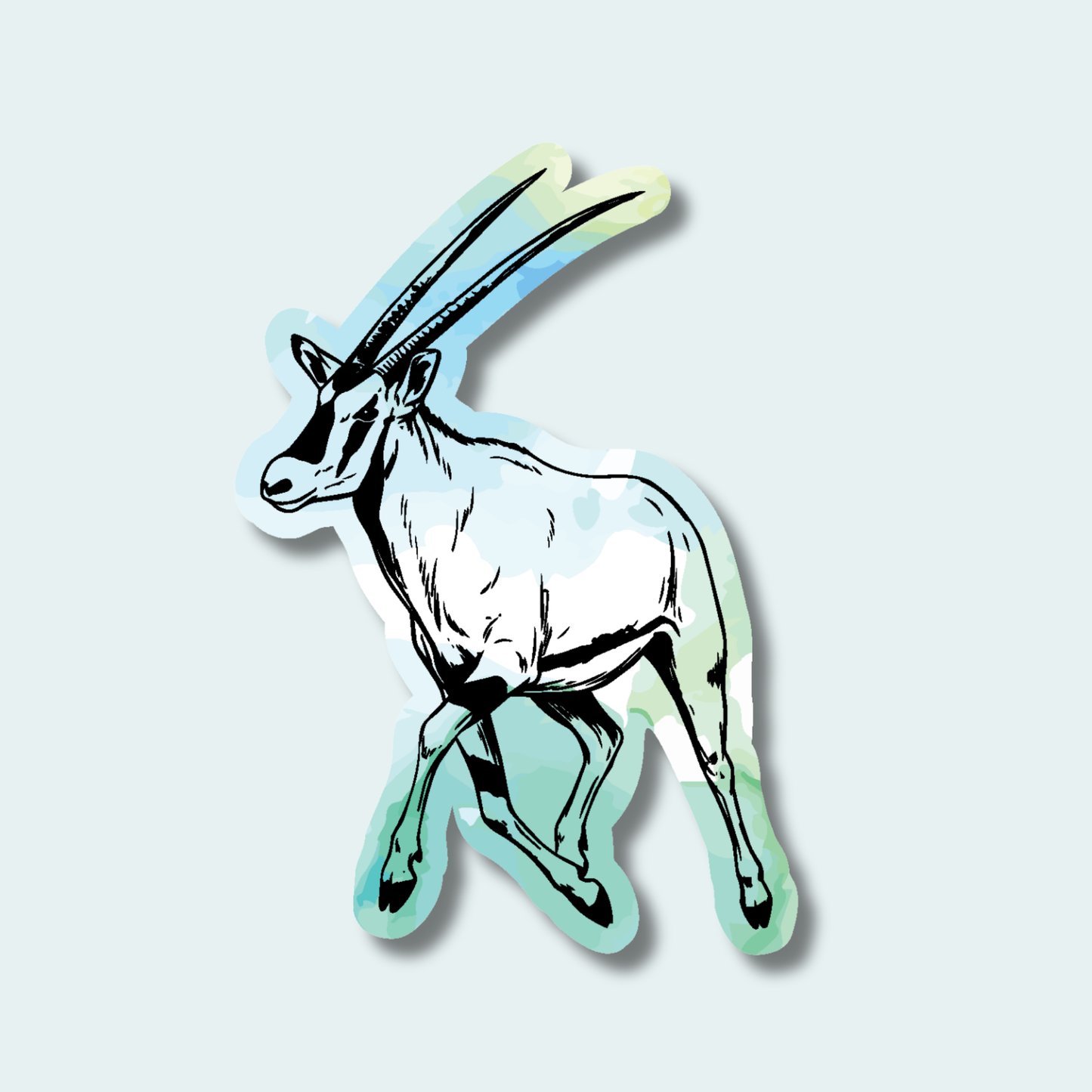 Beisa Oryx (Limited Edition for August) 4in Sticker