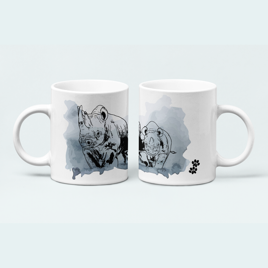Rhino with Baby Fundraiser (Limited Edition for July) Mug