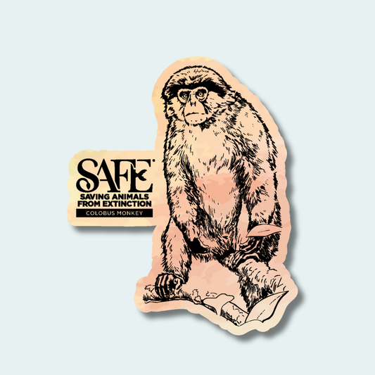 Red Colobus Fundraiser (Limited Edition for August) 4in Sticker