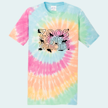 Zoo Saving Species  (Limited Edition for June) Tie Dye Unisex Tee