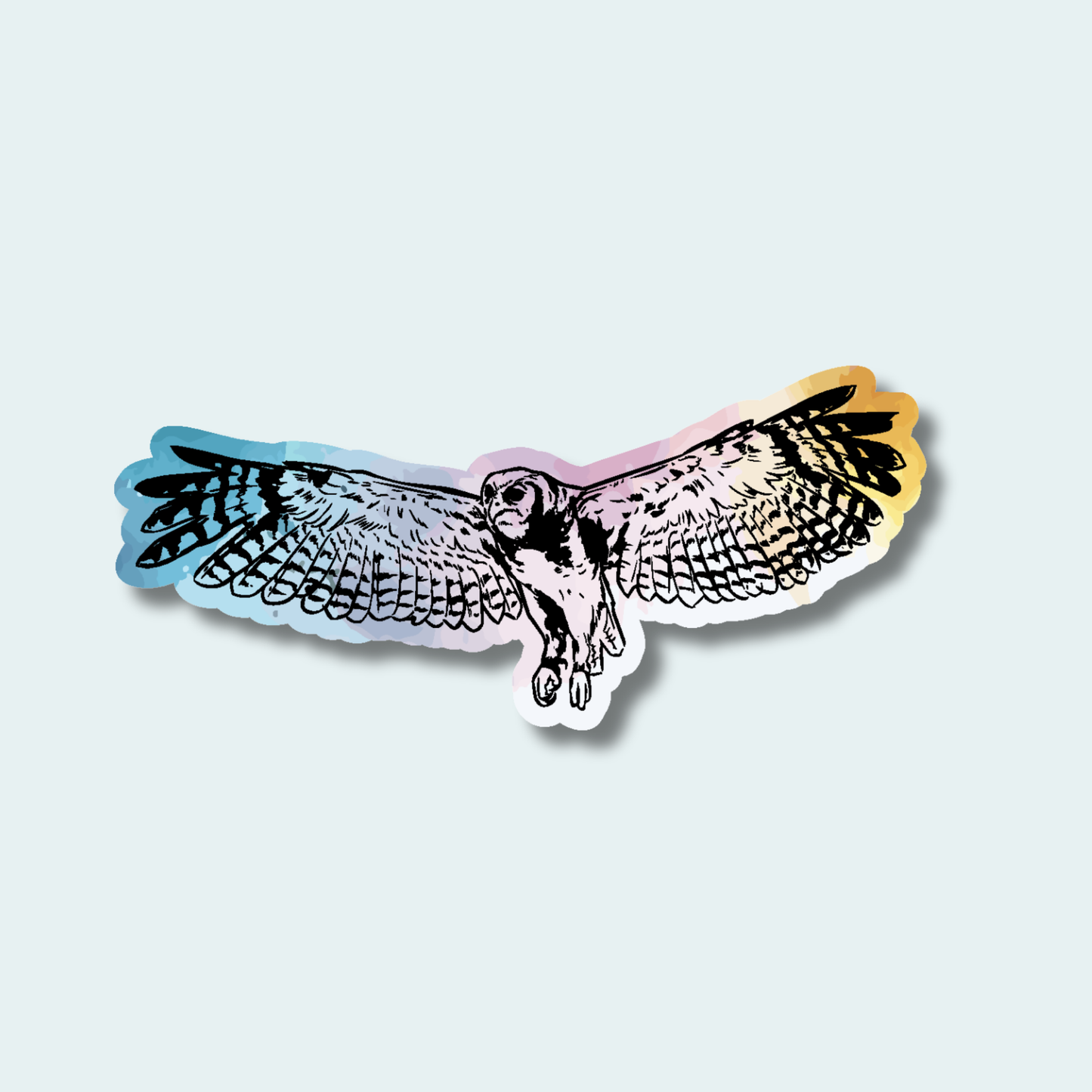 Verreaux's Eagle Owl (Limited Edition for August) 4in Sticker
