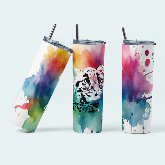 Clouded Leopard Cub (Limited Edition for January) 20oz Tumbler