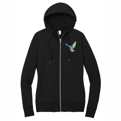 Owl Rainbow Embroidery - Full Zip Jacket