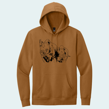 Rhino with Baby Fundraiser (Limited Edition for July) Hoodie