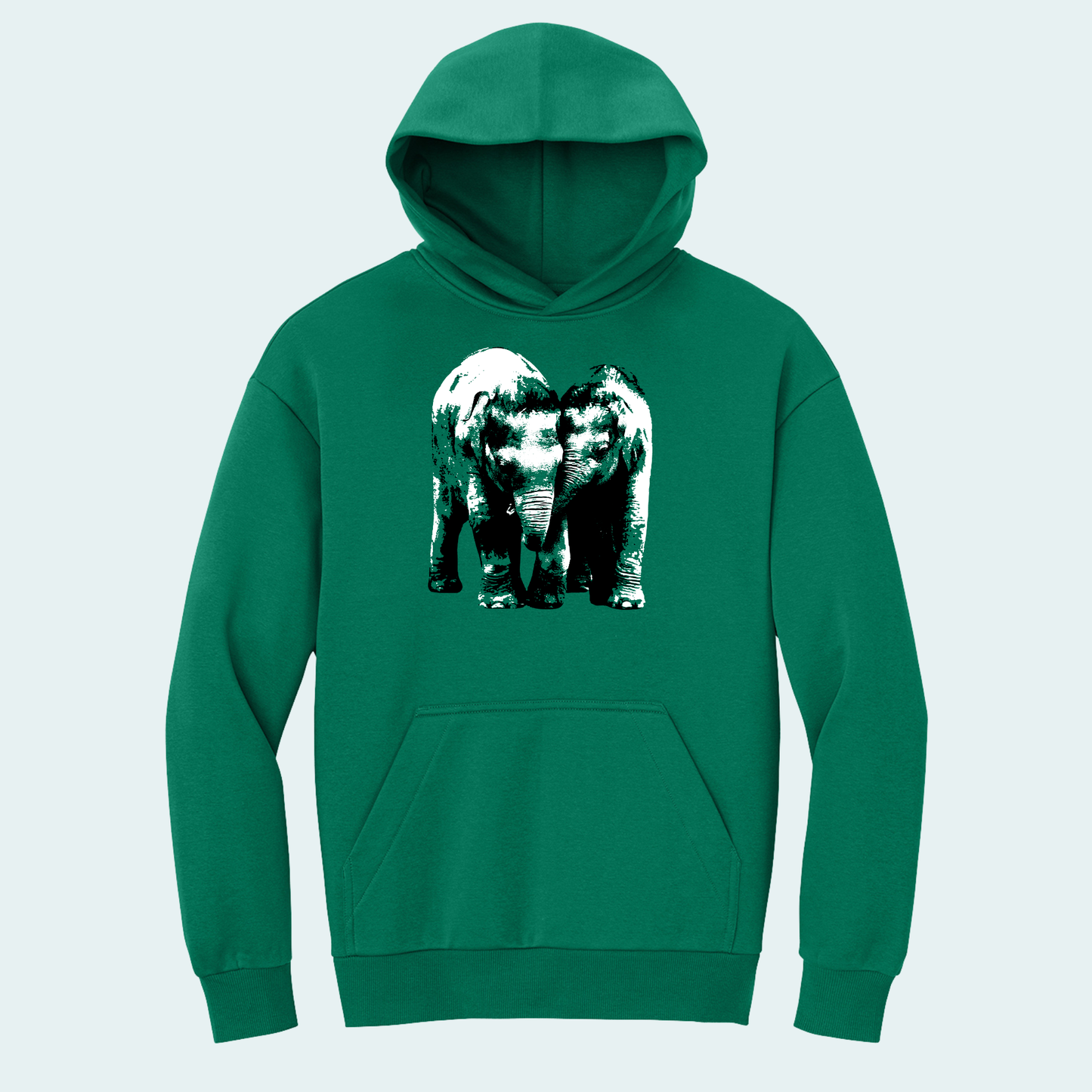 Baby Elephants (Limited Edition for January) Heavy Hoodie