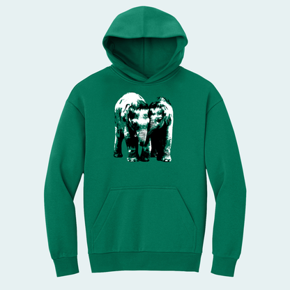 Baby Elephants (Limited Edition for January) Heavy Hoodie