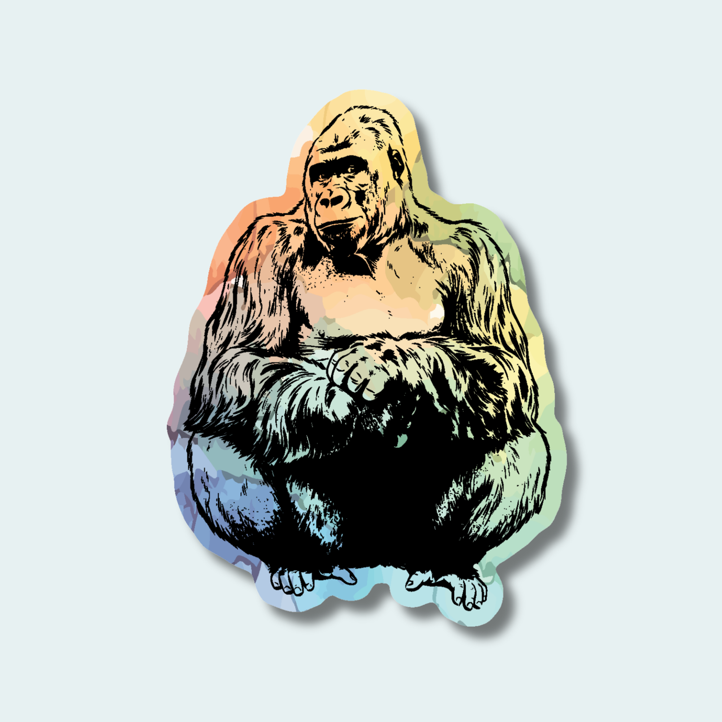 Western lowland Gorilla (Limited Edition for September) 4in Sticker