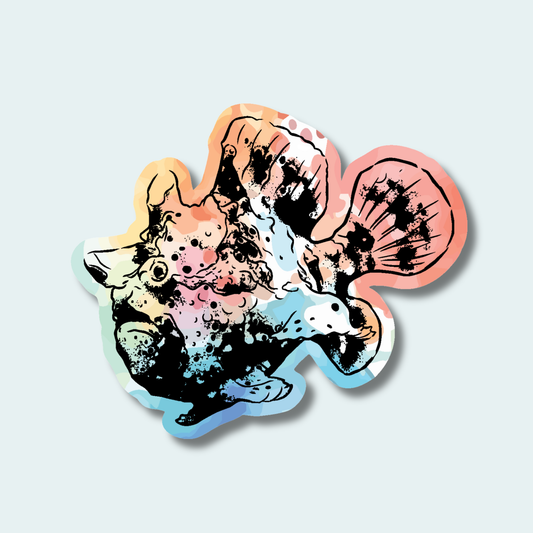 Warty Frogfish (Limited Edition for October) 4in Sticker