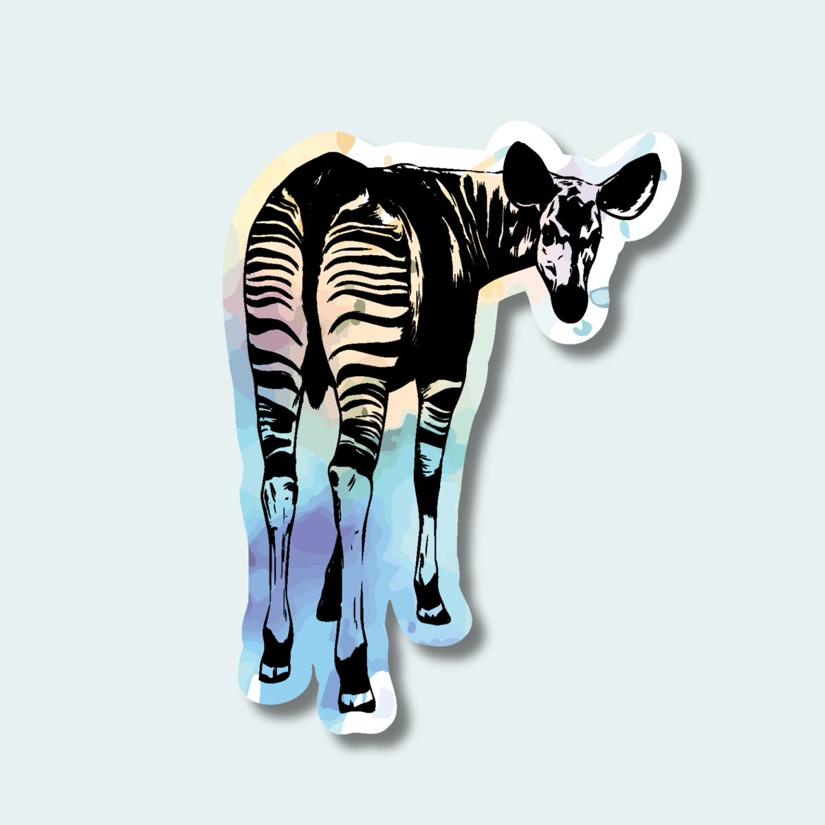Okapi  (Limited Edition for October) 4in Sticker