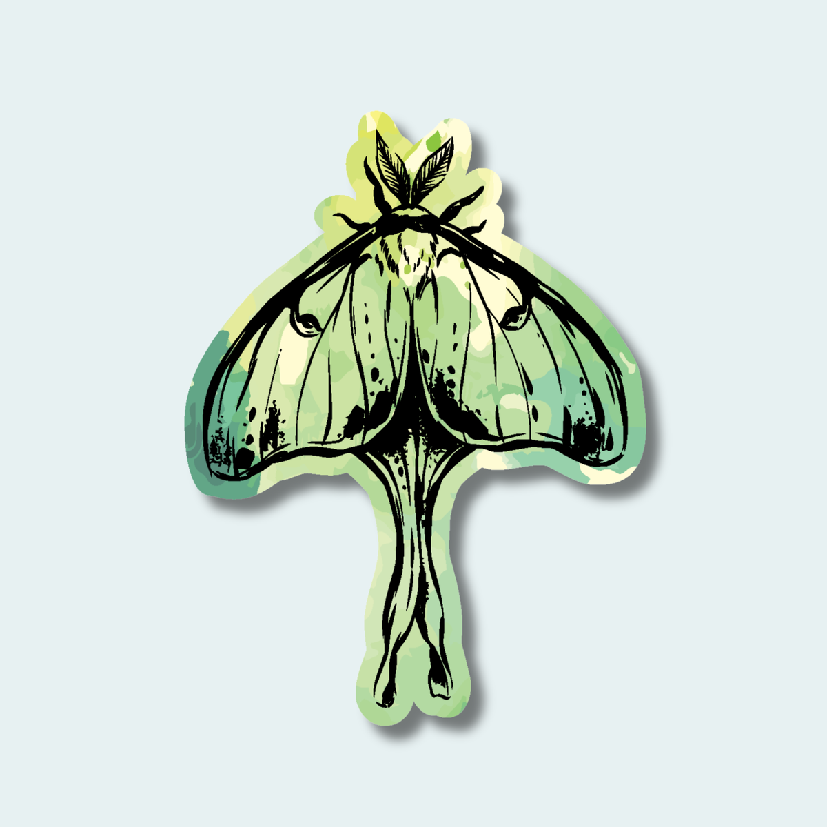 Luna Moth (Limited Edition for October) 4in Sticker