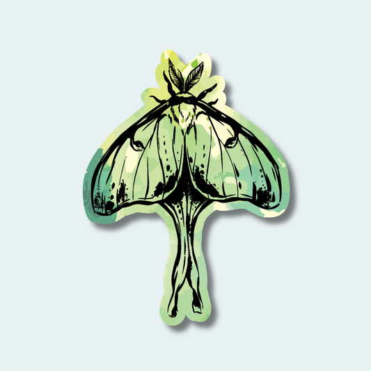 Luna Moth (Limited Edition for October) 4in Sticker