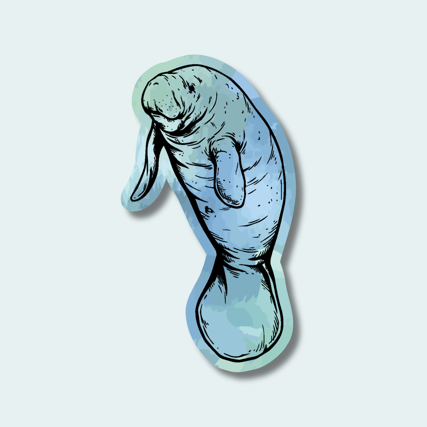 Manatee (Limited Edition for September) 4in Sticker