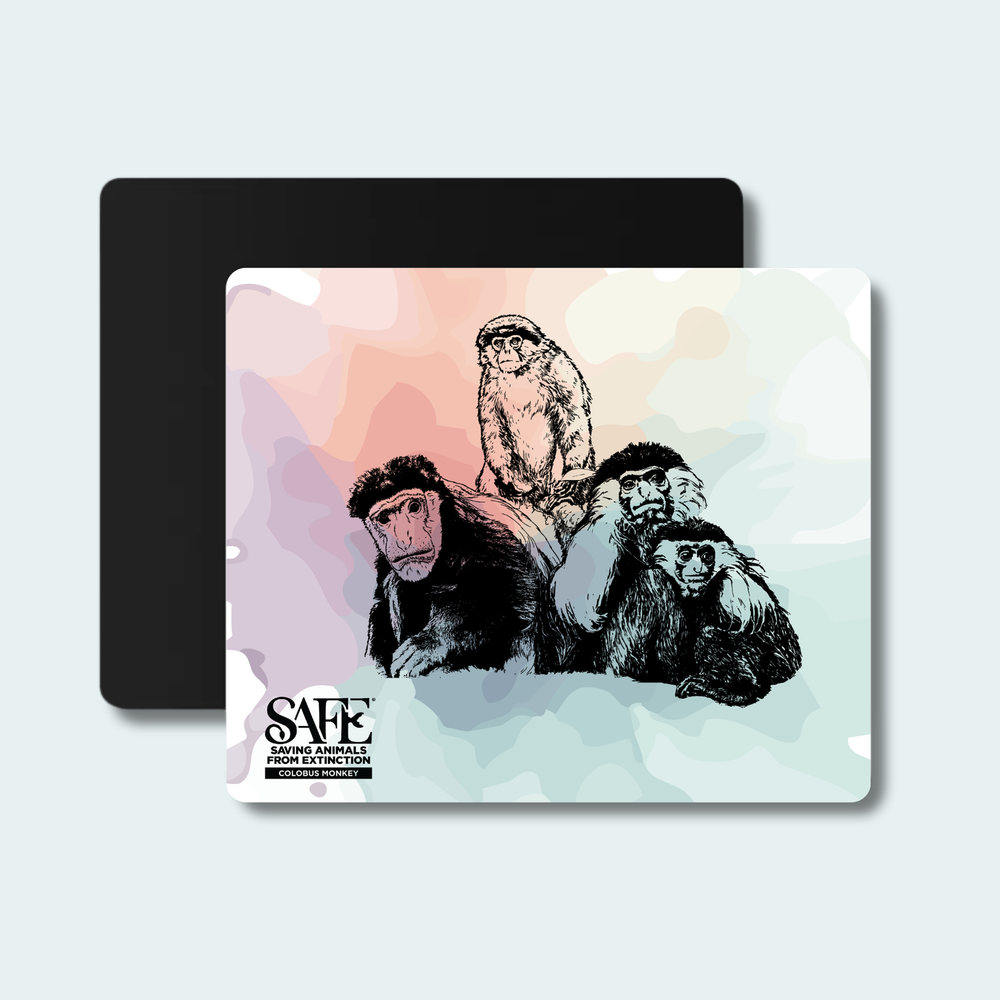 Colobus Mixed Species Fundraiser (Limited Edition for July) Mouse pad