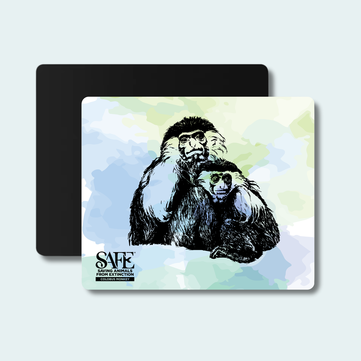 Angolan Colobus Fundraiser (Limited Edition for July) Mouse pad