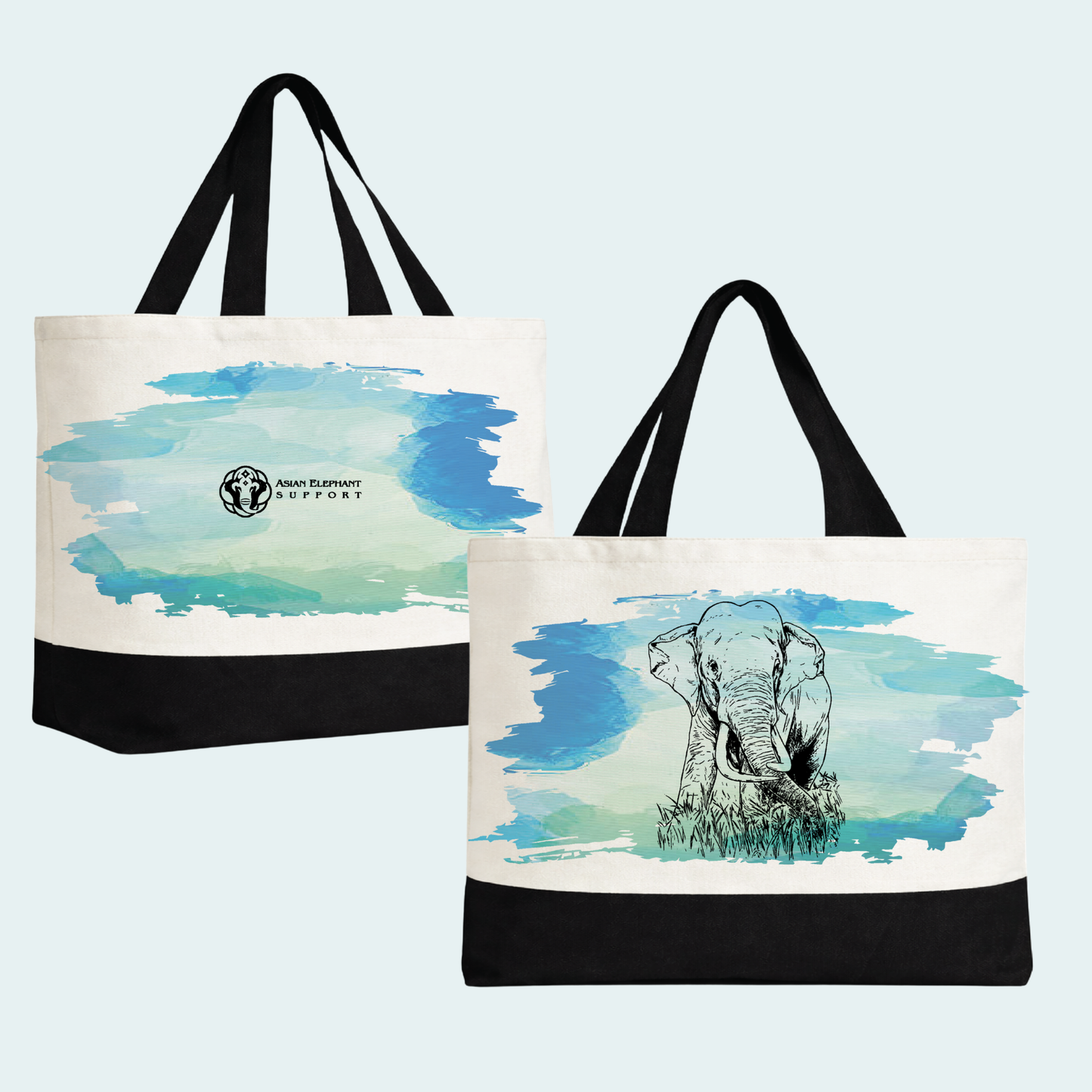 Asian Bull Elephant Fundraiser (Limited Edition for August) Tote Bag