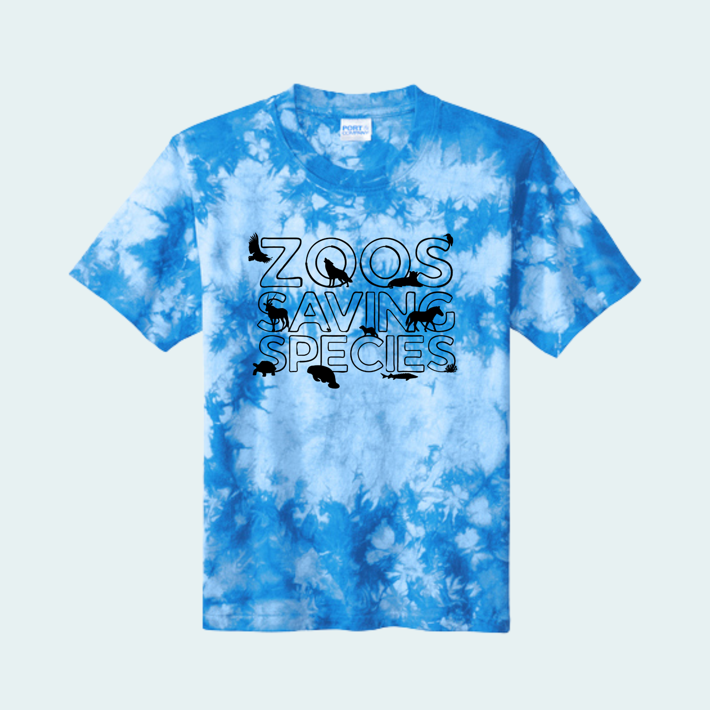 Zoo Saving Species (Limited Edition for June) Tie Dye YOUTH Tee