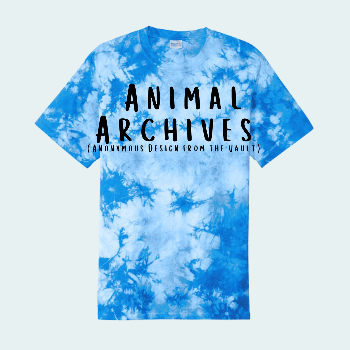Animal Archives (Anonymous Design from the Vault) Tie Dye Unisex Tee