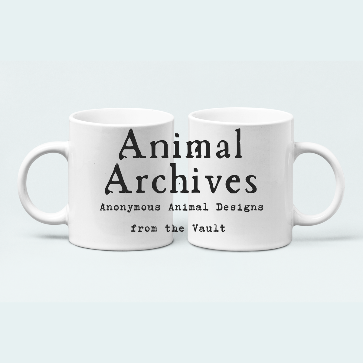 Animal Archives (Anonymous Animal Designs from the Vault) Mugs