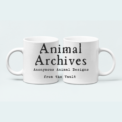 Animal Archives (Anonymous Animal Designs from the Vault) Mugs