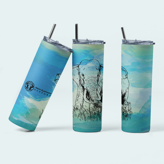 Asian Bull Elephant Fundraiser (Limited Edition for August) 20oz Tumbler