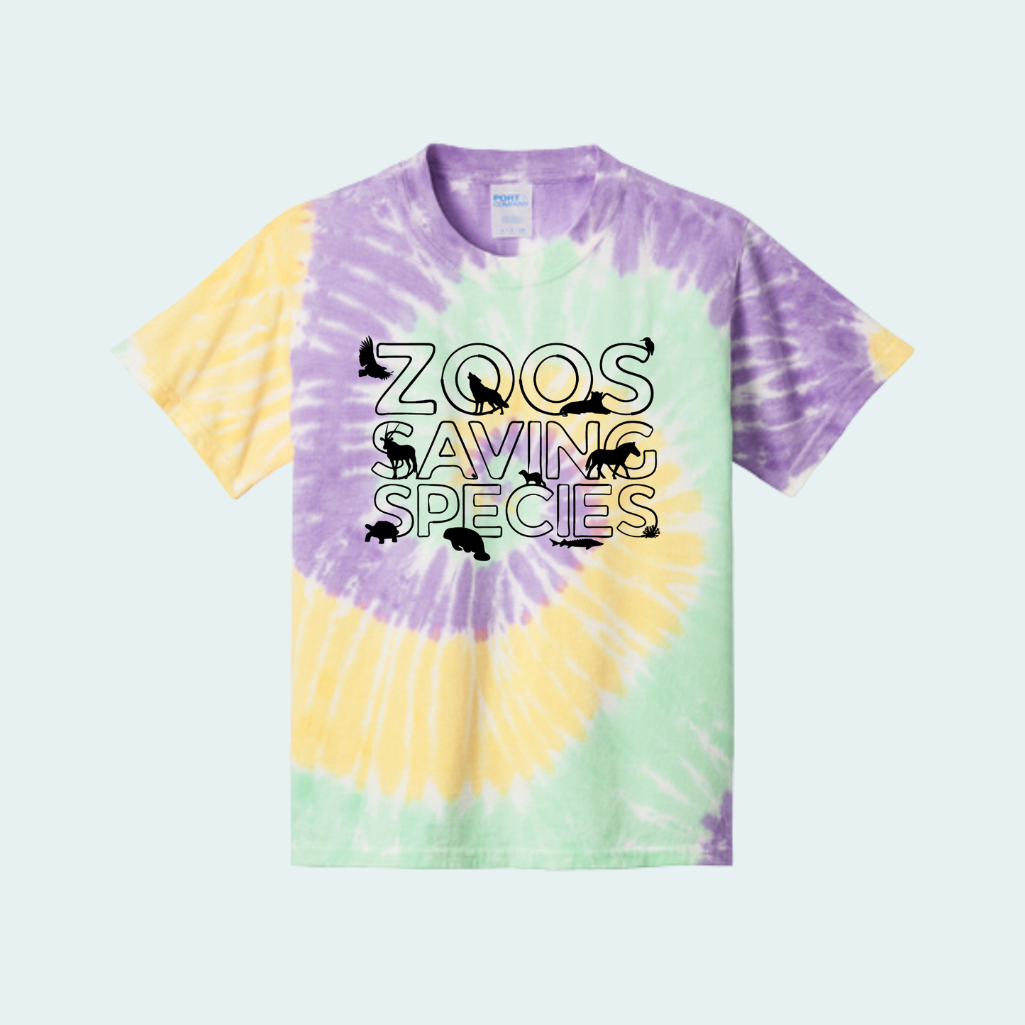 Zoo Saving Species (Limited Edition for June) Tie Dye YOUTH Tee