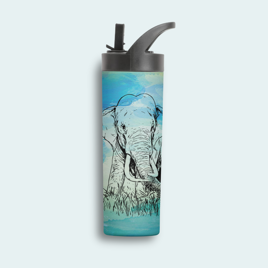 Asian Bull Elephant Fundraiser (Limited Edition for August) 20oz Tumbler