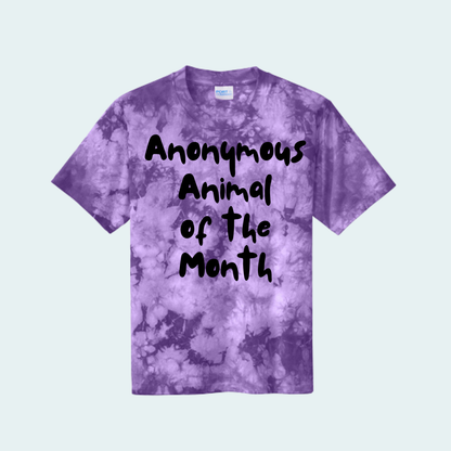 Anonymous Animal of the Month Tie Dye YOUTH Tee