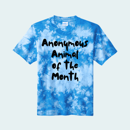 Anonymous Animal of the Month Tie Dye YOUTH Tee