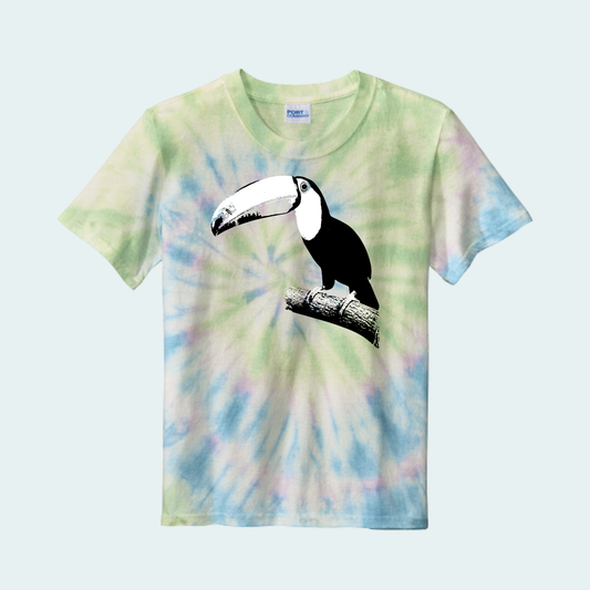 Toco Toucan (Limited Edition for June) Tie Dye YOUTH Tee