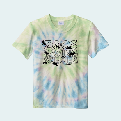 Zoo Saving Species  (Limited Edition for June) Tie Dye Unisex Tee