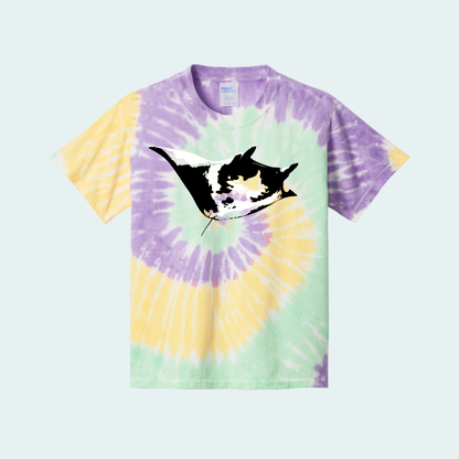 Manta Ray  (Limited Edition for June) Tie Dye YOUTH Tee