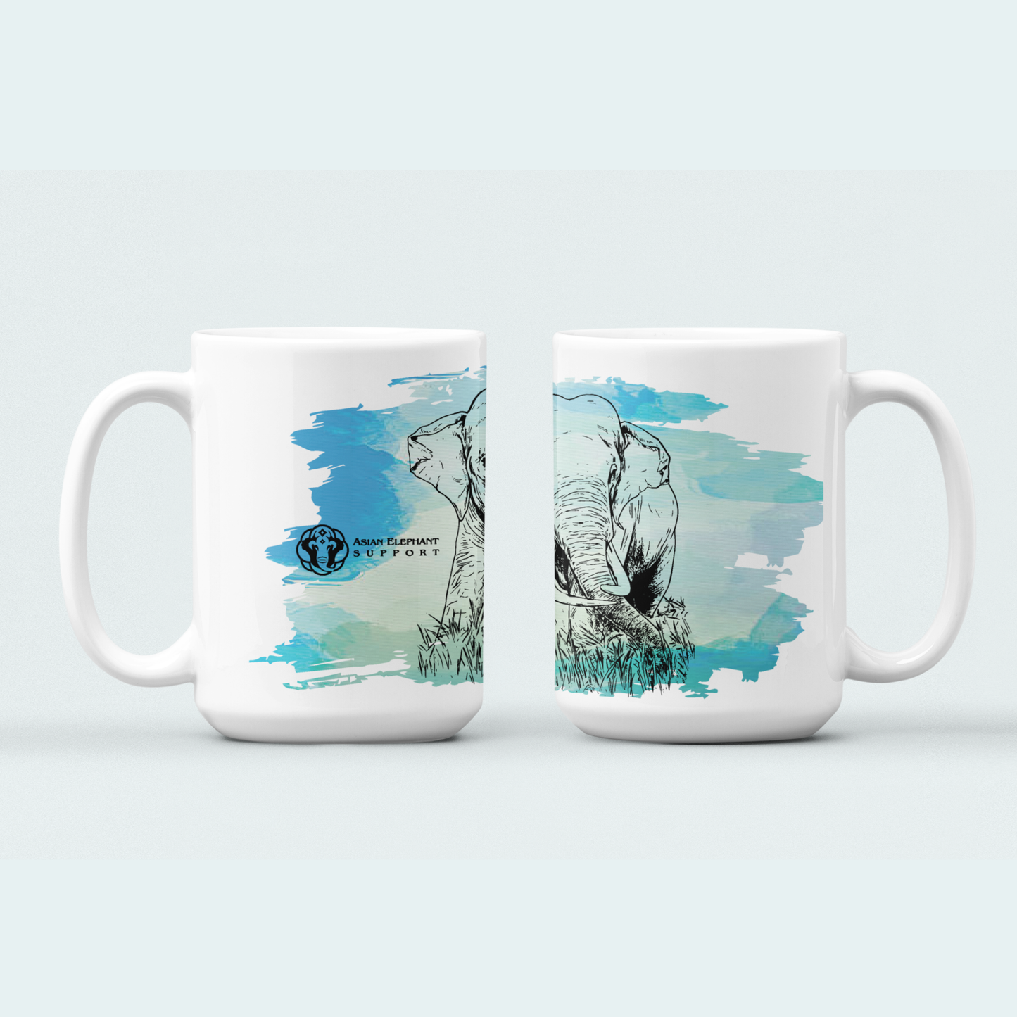 Asian Bull Elephant Fundraiser (Limited Edition for August) Mug