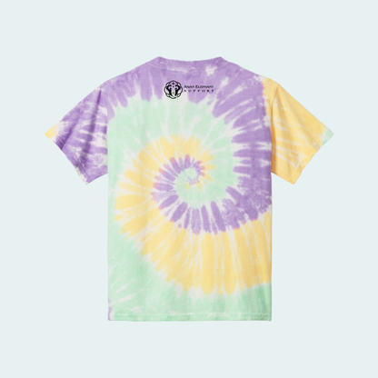 Asian Elephants Fundraiser (Limited Edition for June) Tie Dye YOUTH Tee