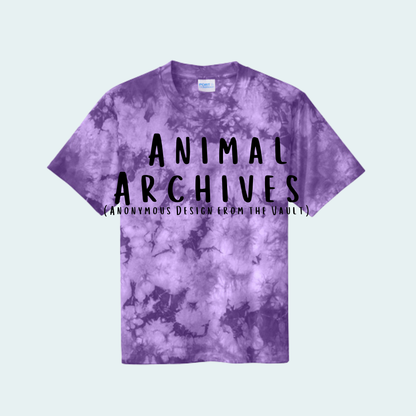 Animal Archives (Anonymous Design from the Vault) Tie Dye YOUTH Tee
