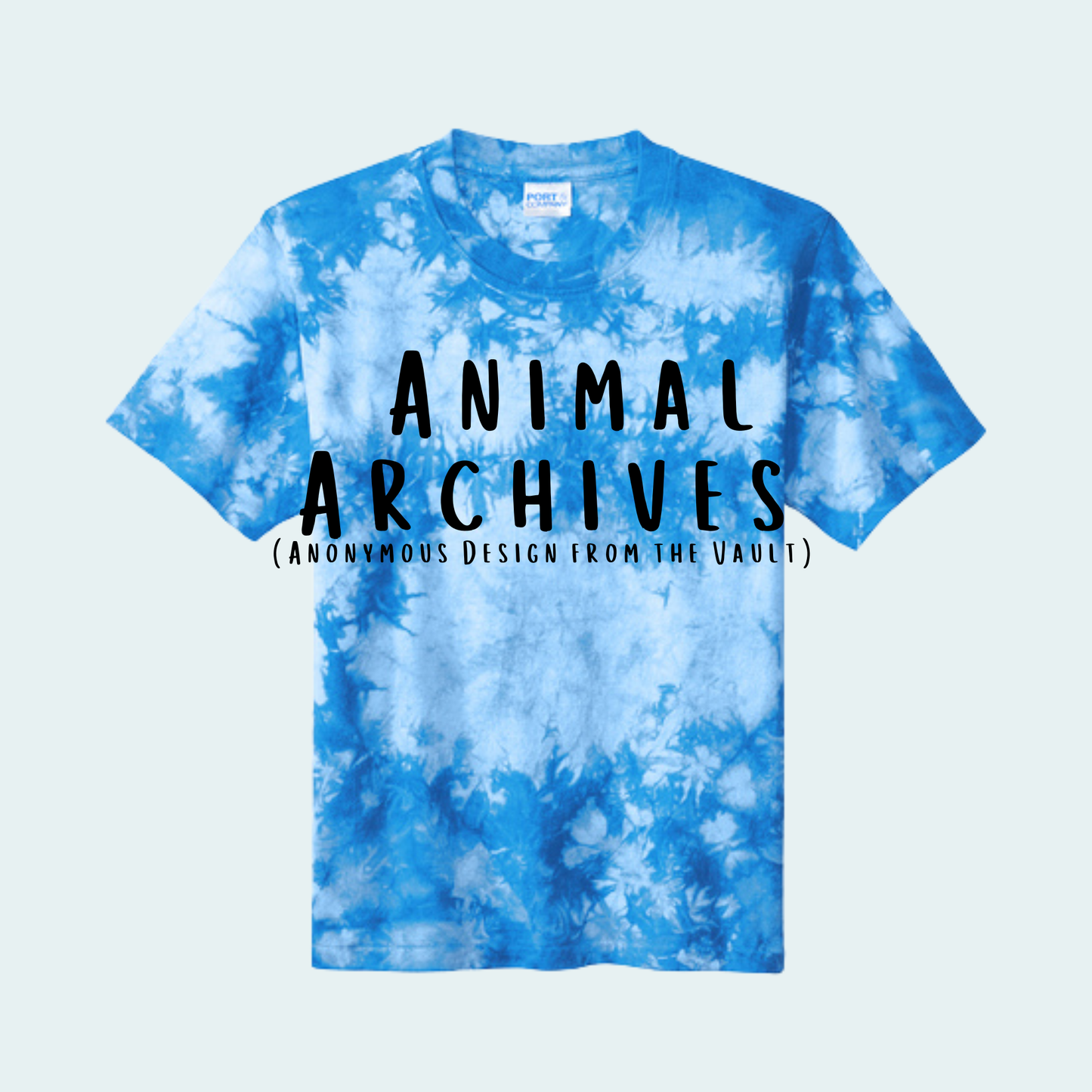Animal Archives (Anonymous Design from the Vault) Tie Dye YOUTH Tee