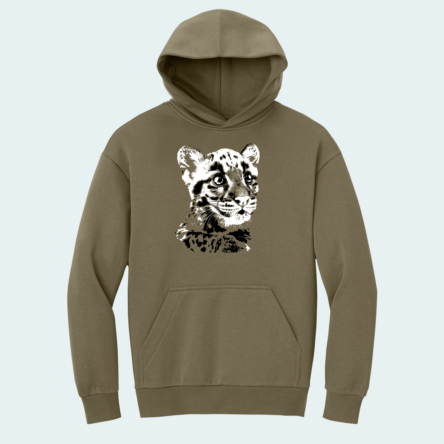 Clouded Leopard Cub (Limited Edition for January) Heavy Hoodie