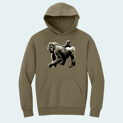 Gorilla with Baby (Limited Edition for January) Heavy Hoodie