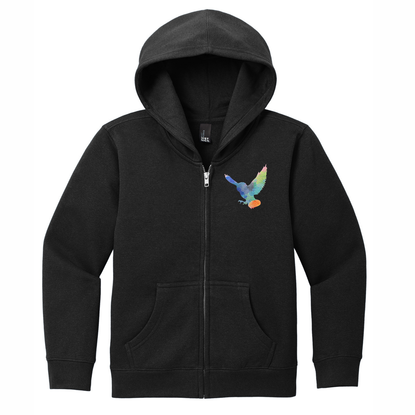 Owl Rainbow Embroidery - Full Zip Jacket