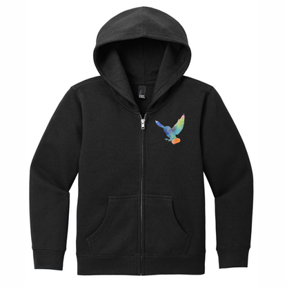 Owl Rainbow Embroidery - Full Zip Jacket