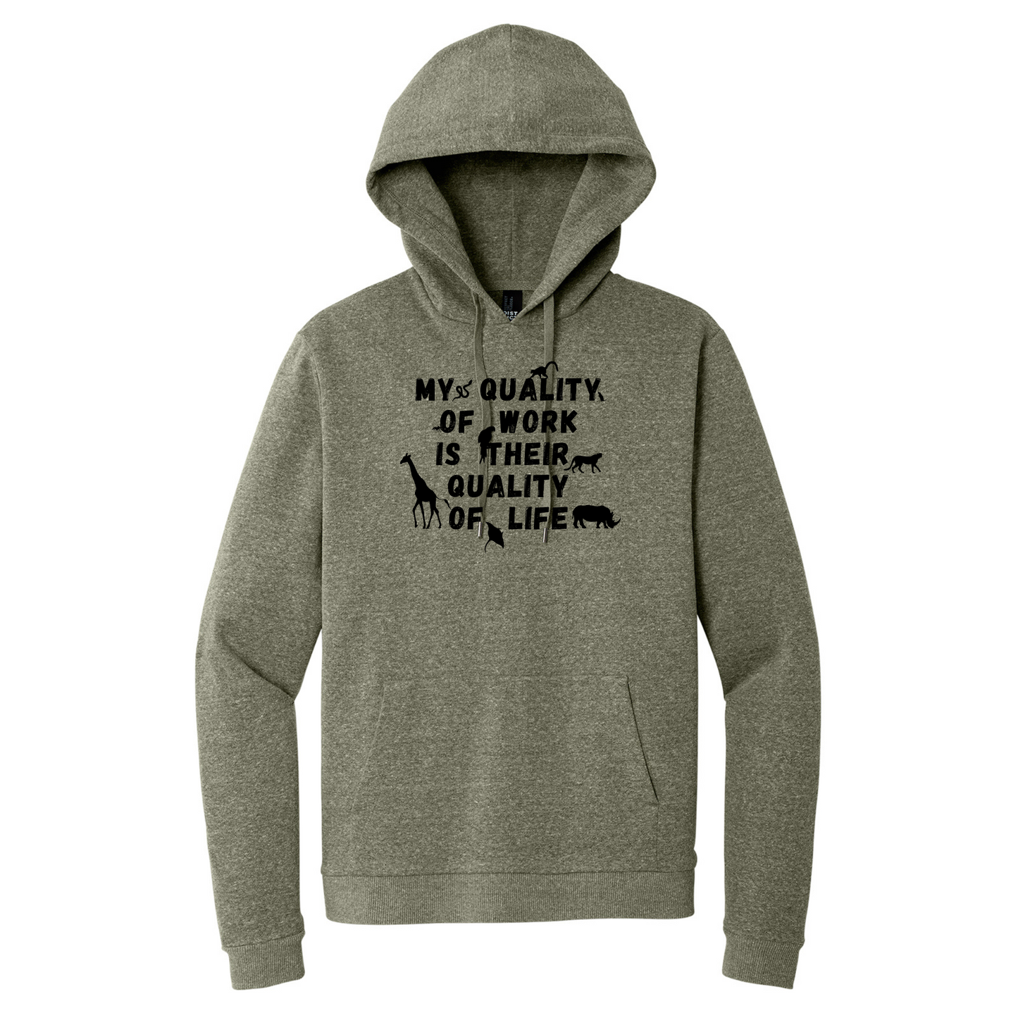 My Quality of Work Quote - Unisex Hoodie