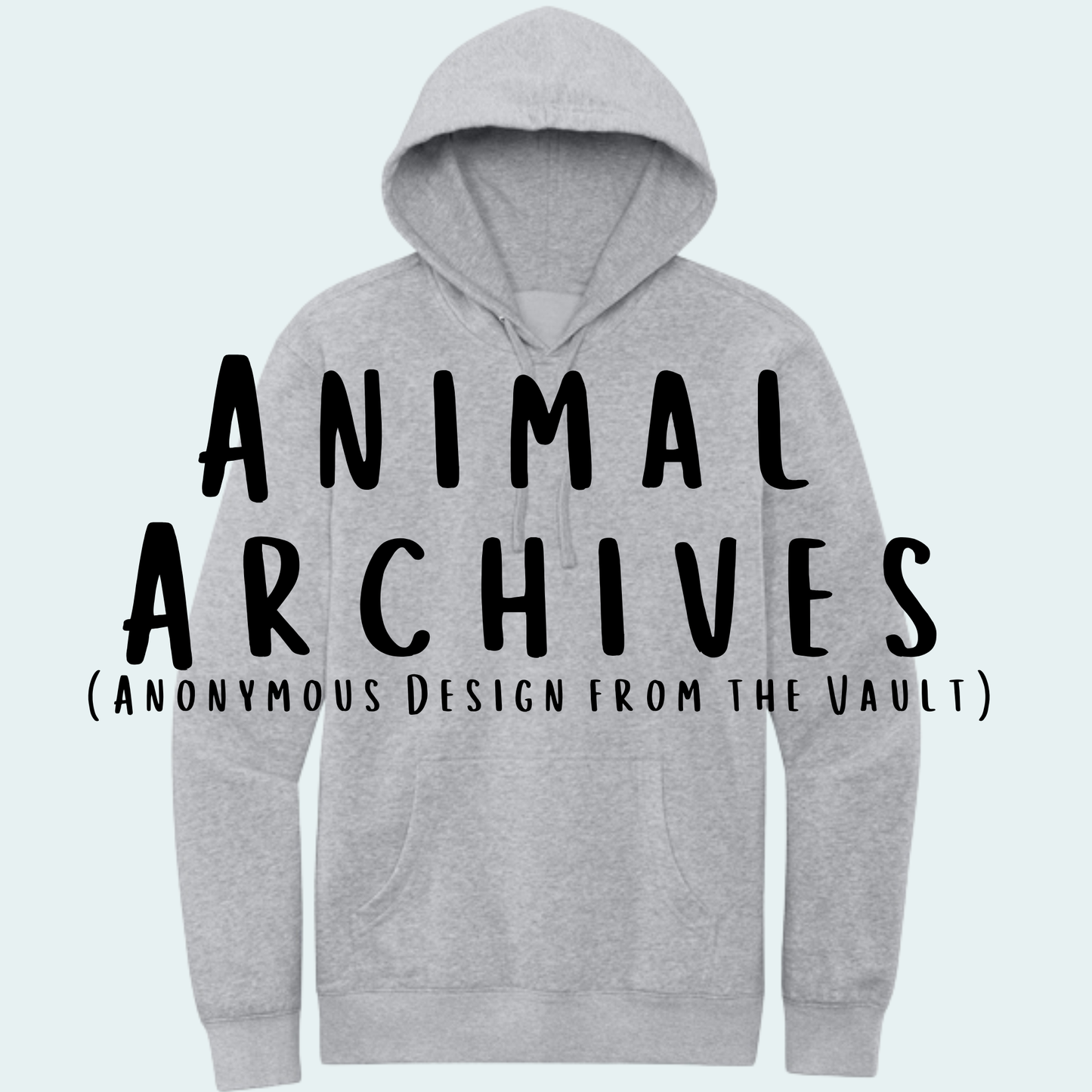 Animal Archives (Anonymous Design from the Vault) Hoodie