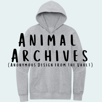 Animal Archives (Anonymous Design from the Vault) Hoodie