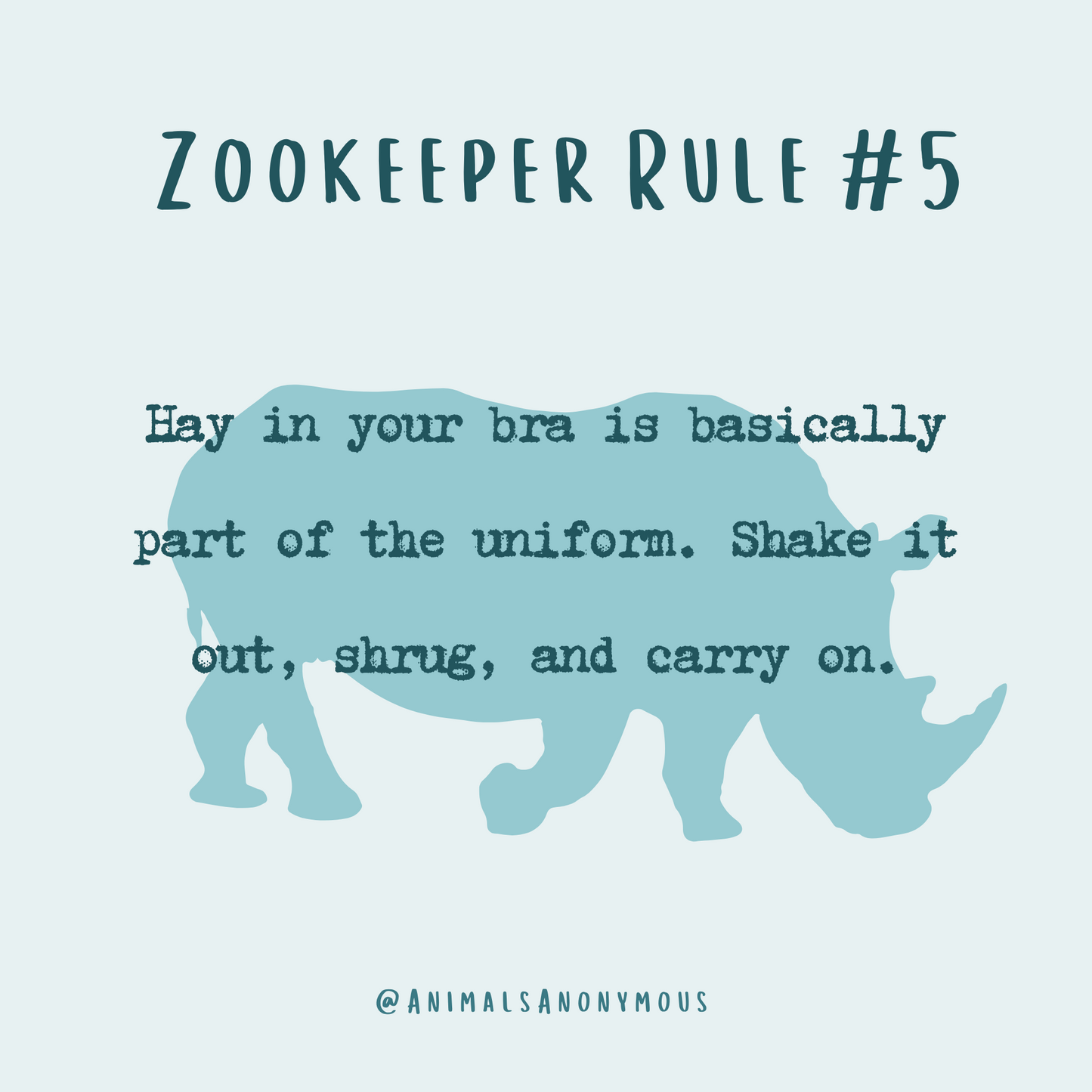 Zookeeper Rule (Limited Edition for November) Tee