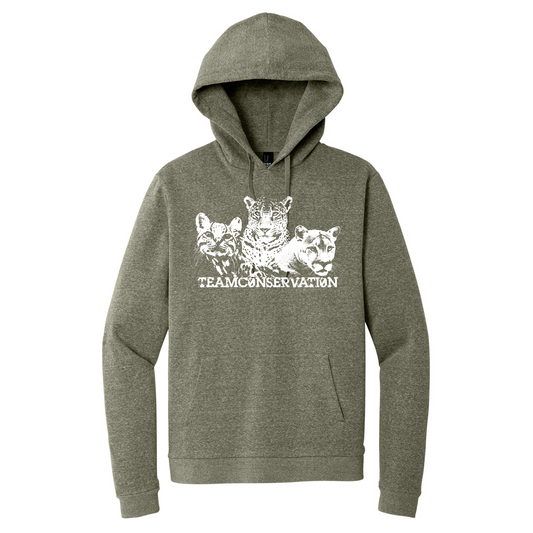 3 Cats Team Conservation - Unisex Hoodie