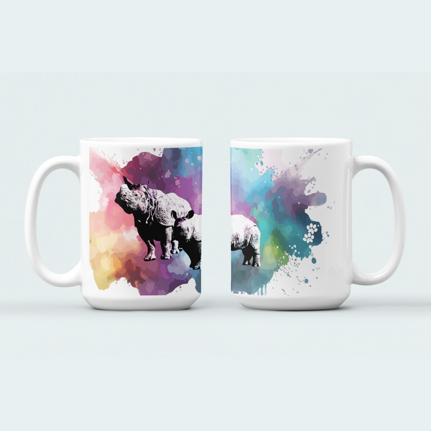 Rhino with Baby (Limited Edition for January) Mug