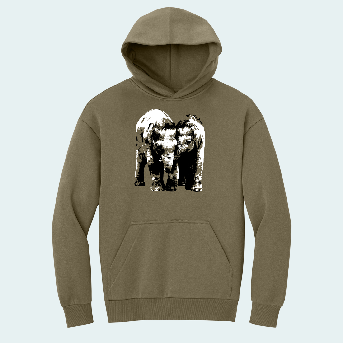 Baby Elephants (Limited Edition for January) Heavy Hoodie