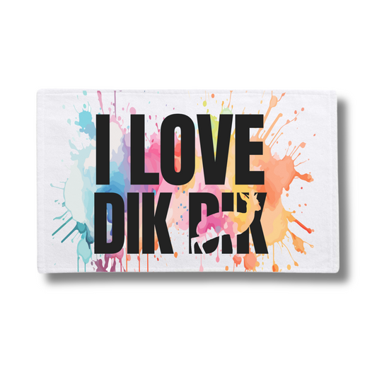 I love Dik Dik - Hand Towel (LIMITED EDITION)