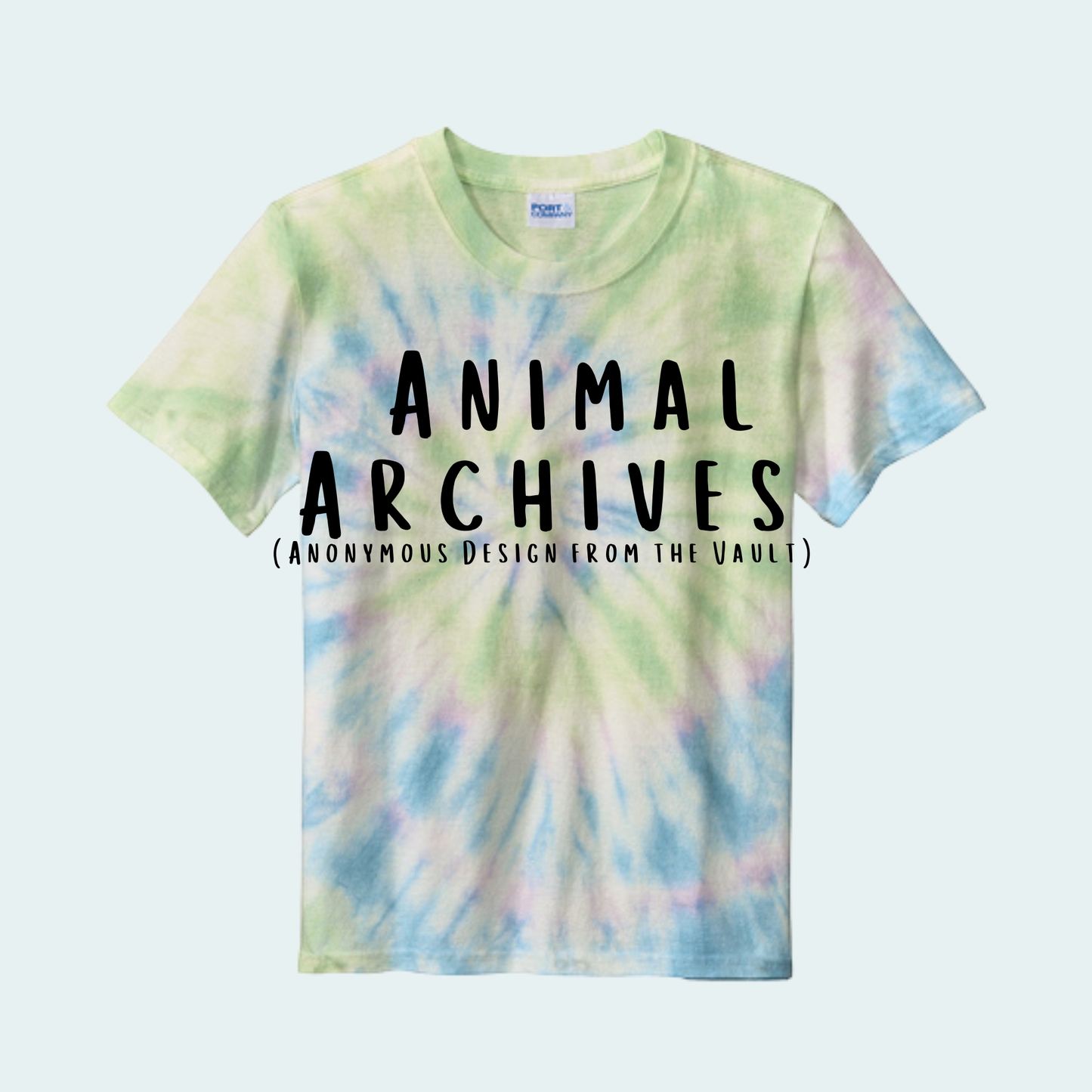 Animal Archives (Anonymous Design from the Vault) Tie Dye YOUTH Tee
