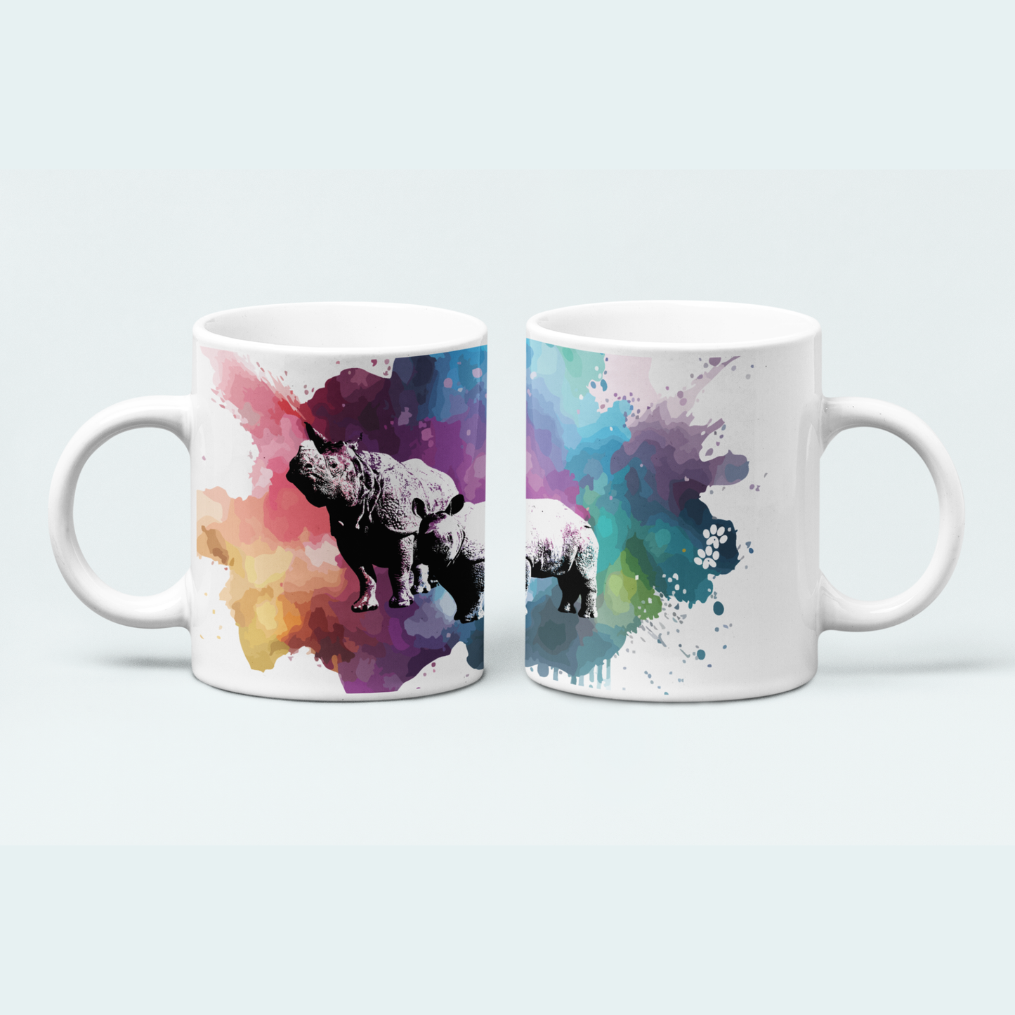 Rhino with Baby (Limited Edition for January) Mug